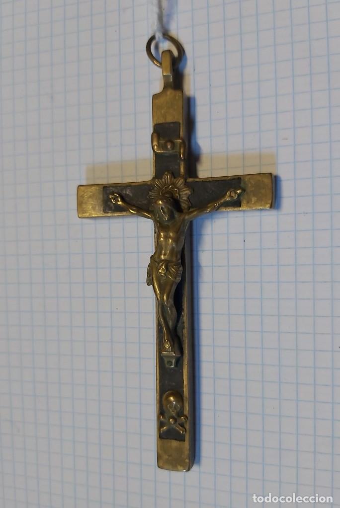 Antig&uuml;edades: Crucifijo, 10,5 cm - Foto 1