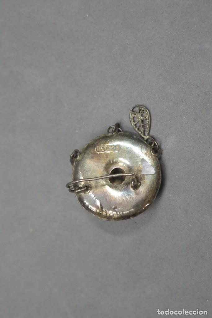 Antig&uuml;edades: BROCHE DE PLATA. SOMBRERO MEXICANO - Foto 3