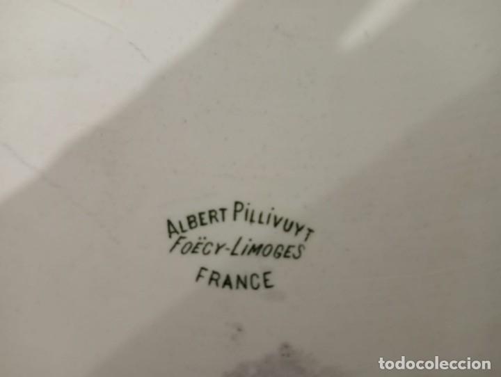 Antig&uuml;edades: BANDEJA DECORACI&Oacute;N LIMOGES FINALES 1800 - Foto 2