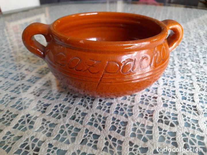 Antig&uuml;edades: Cazuela con inscripci&oacute;n gazpacho - Foto 1