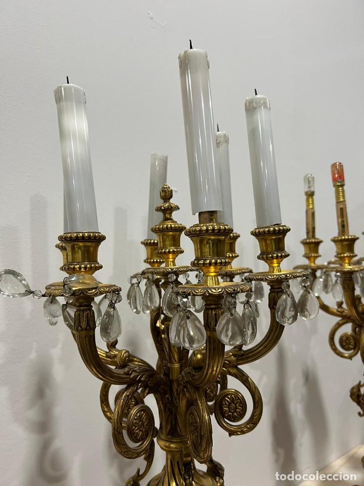 Antig&uuml;edades: Antiguos candelabros de &eacute;poca - Foto 3