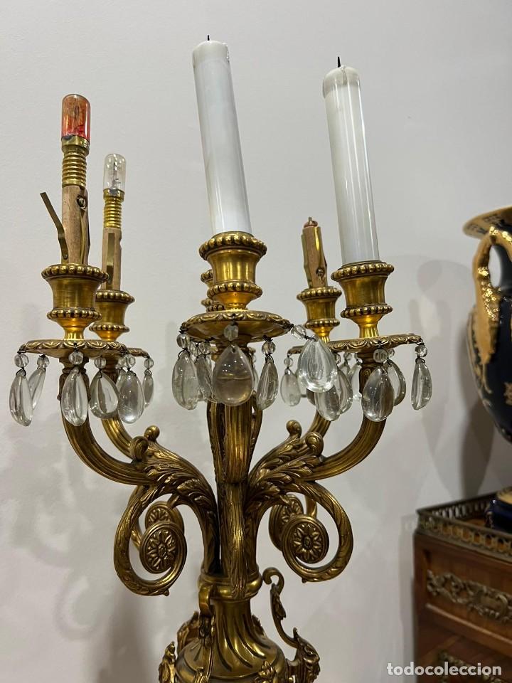 Antig&uuml;edades: Antiguos candelabros de &eacute;poca - Foto 5