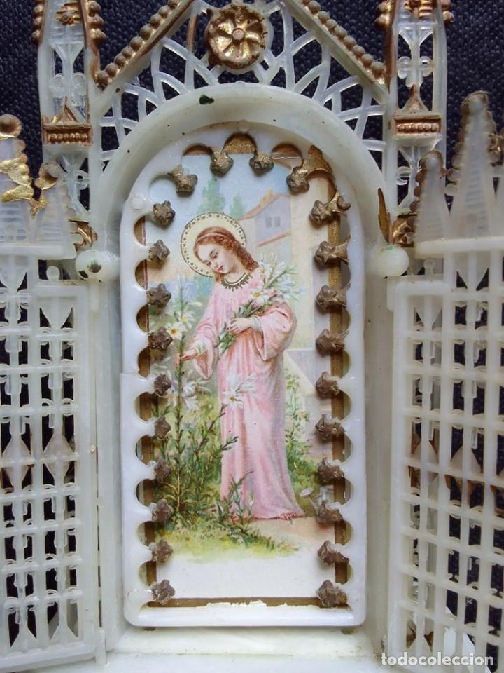 Antig&uuml;edades: Vintage altar con Virgen - Foto 4