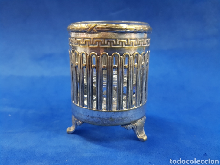 Antig&uuml;edades: Palillero plata chapada - Foto 1