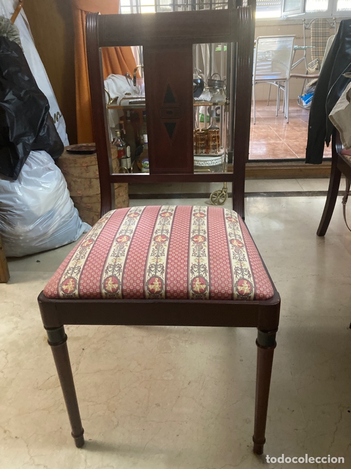 comedor completo roble frances bueft mesa silla - Compra venta en  todocoleccion