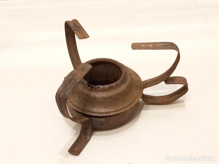Antig&uuml;edades: infiernillo mechero de alcohol - Foto 1