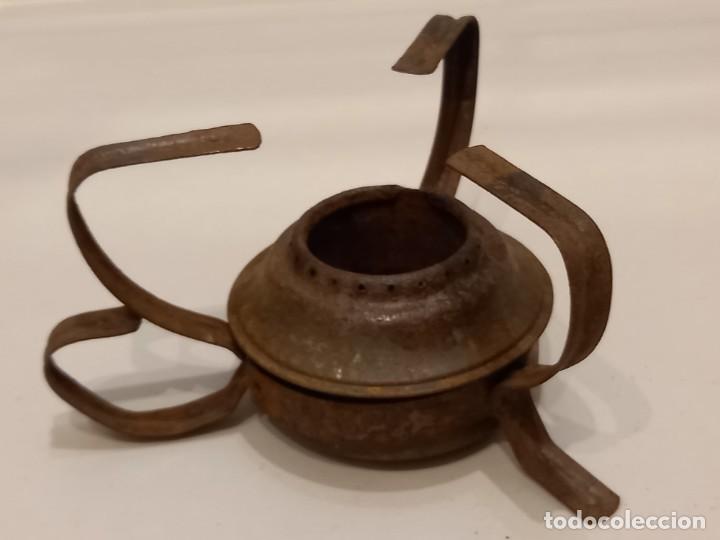 Antig&uuml;edades: infiernillo mechero de alcohol - Foto 3