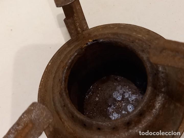 Antig&uuml;edades: infiernillo mechero de alcohol - Foto 4