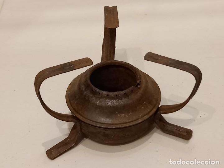 Antig&uuml;edades: infiernillo mechero de alcohol - Foto 7