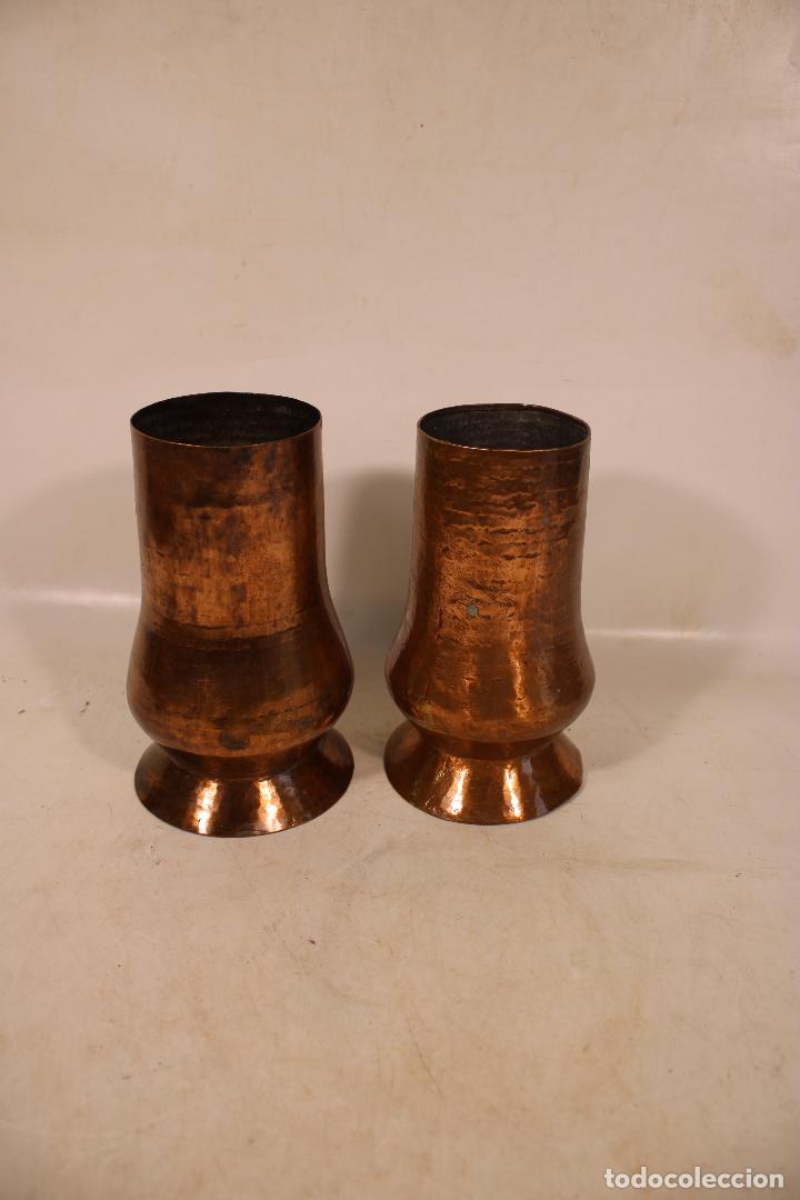 Antig&uuml;edades: 2 chocolateras antiguas de cobre - Foto 2
