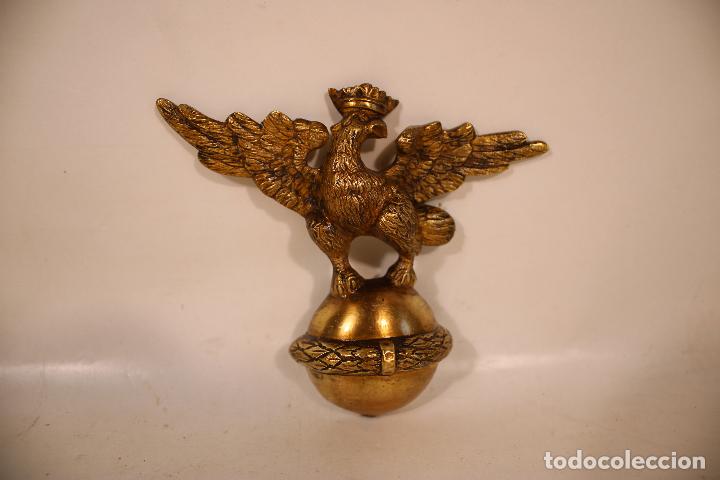 Antiguidades: adorno figura aguila imperio bronce para mueble