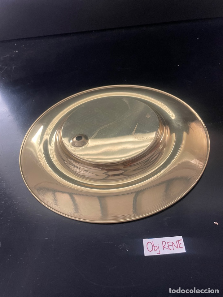 Antig&uuml;edades: Plato Alc&aacute;zar oro - Foto 3