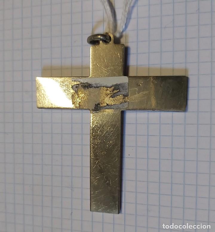 Antig&uuml;edades: Crucifijo de madera, 6 cm - Foto 2