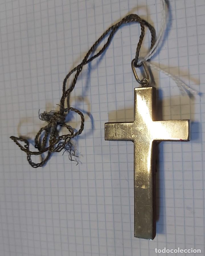 Antig&uuml;edades: Crucifijo de madera, 6 cm - Foto 2