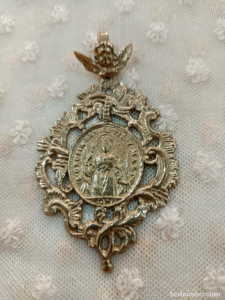 Antig&uuml;edades: MEDALLA DE SANTA OROSIA - Foto 1