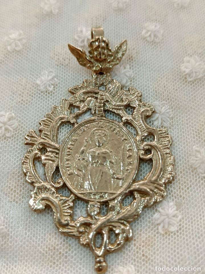Antig&uuml;edades: MEDALLA DE SANTA OROSIA - Foto 4