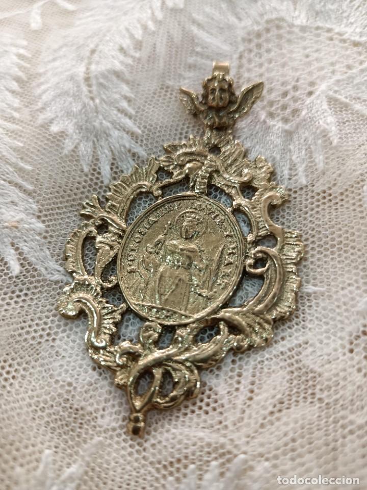Antig&uuml;edades: MEDALLA DE SANTA OROSIA - Foto 7