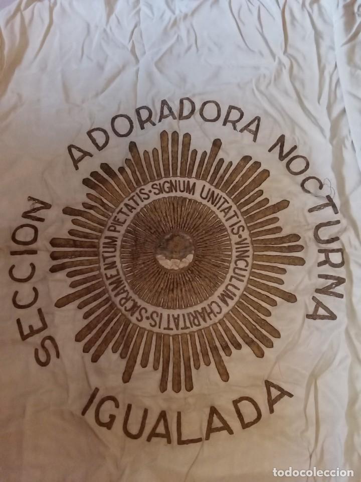 Antig&uuml;edades: Igualada.Standarte de Seda. - Foto 5