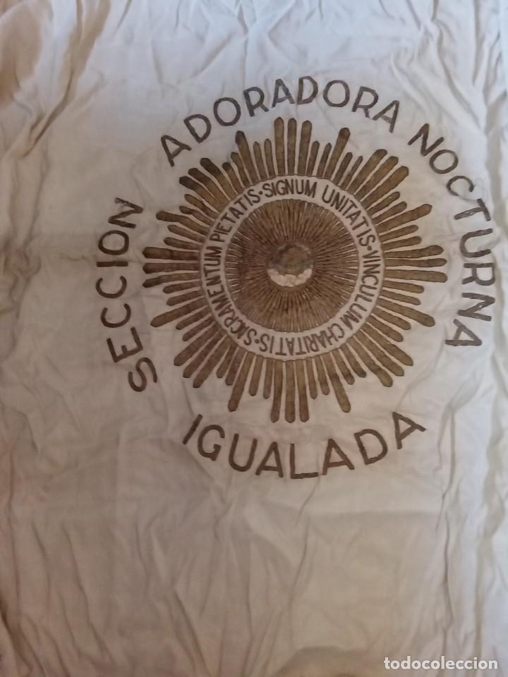 Antig&uuml;edades: Igualada.Standarte de Seda. - Foto 6