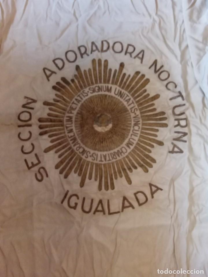 Antig&uuml;edades: Igualada.Standarte de Seda. - Foto 1
