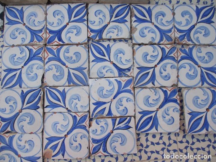 conjunto de 10 azulejos. cerámica decorada a ma - Compra venta en  todocoleccion