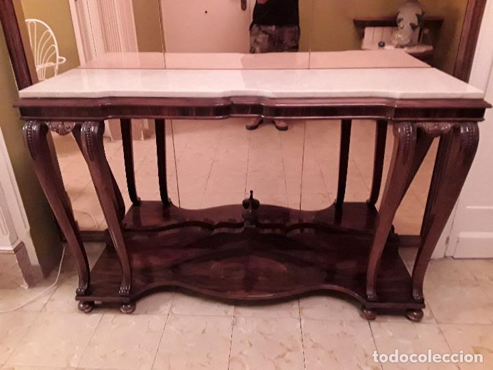 Antig&uuml;edades: PRECIOSA CONSOLA ISABELINA - Foto 1