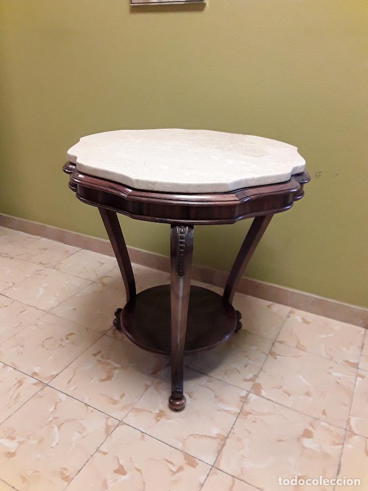 Antig&uuml;edades: MESA AUXILIAR ISABELINA - Foto 1