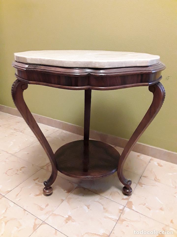 Antig&uuml;edades: MESA AUXILIAR ISABELINA - Foto 2