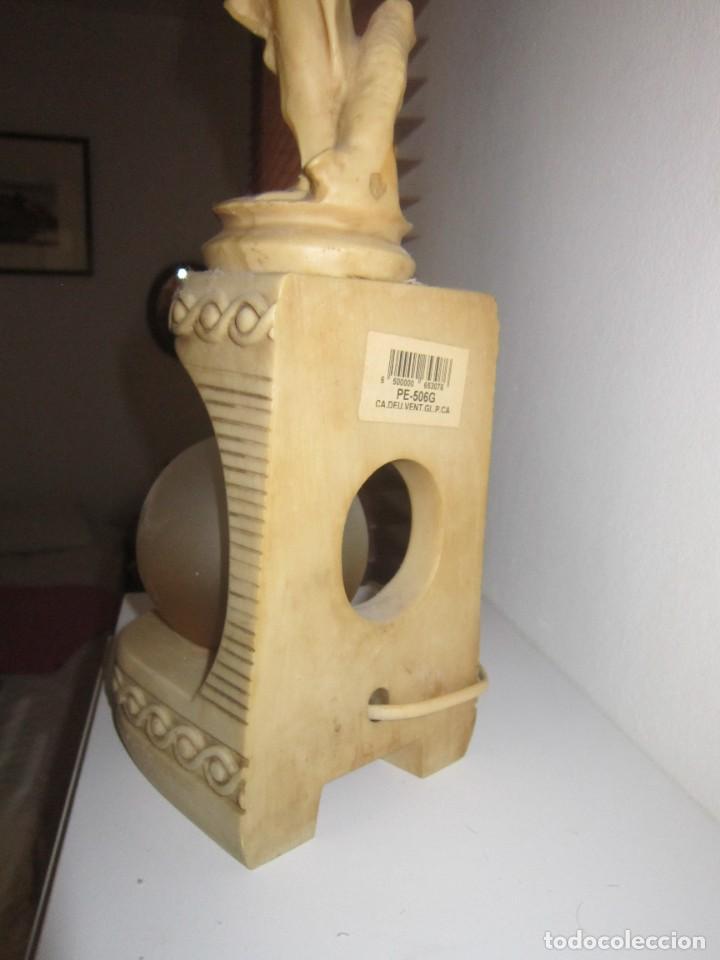 Antig&uuml;edades: ANTIGUA LAMPARA DE MARMOLINA - Foto 5