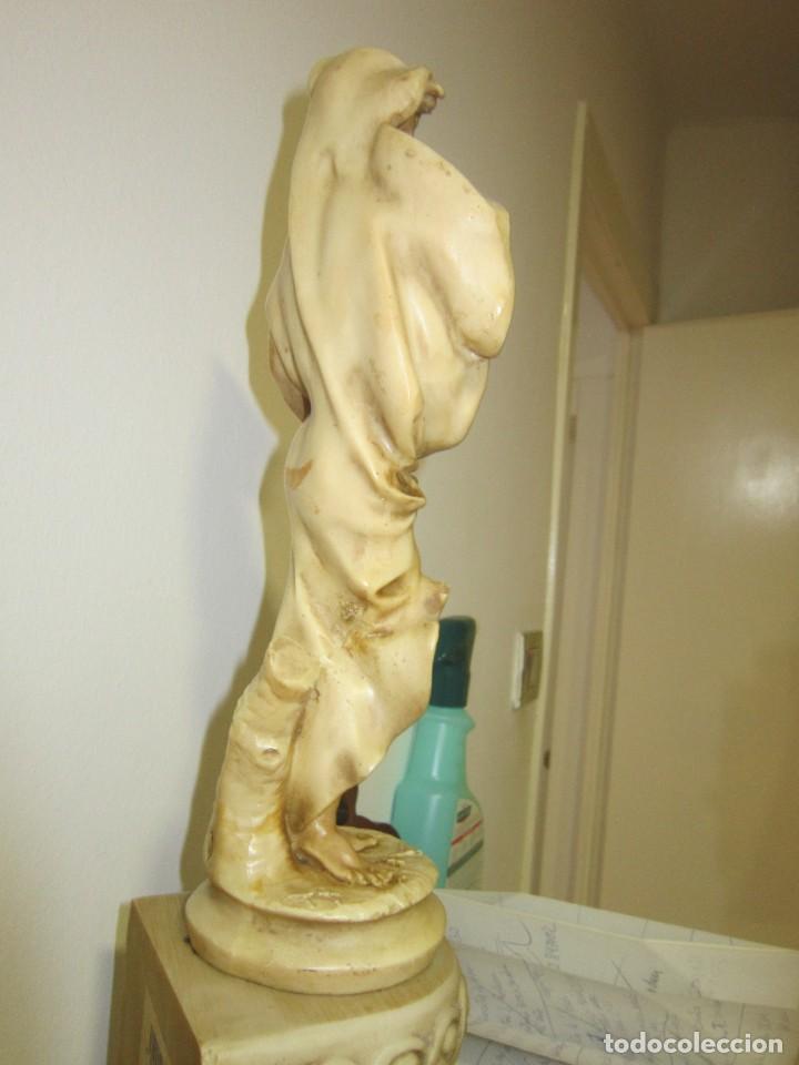 Antig&uuml;edades: ANTIGUA LAMPARA DE MARMOLINA - Foto 12