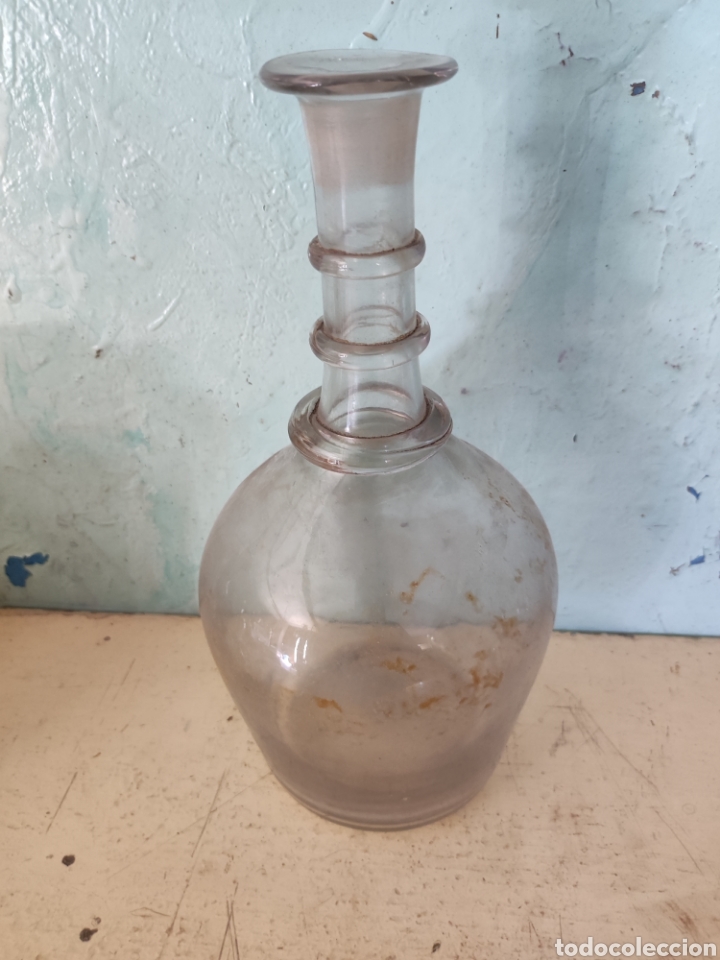 Antig&uuml;edades: Botella de cristal - Foto 1