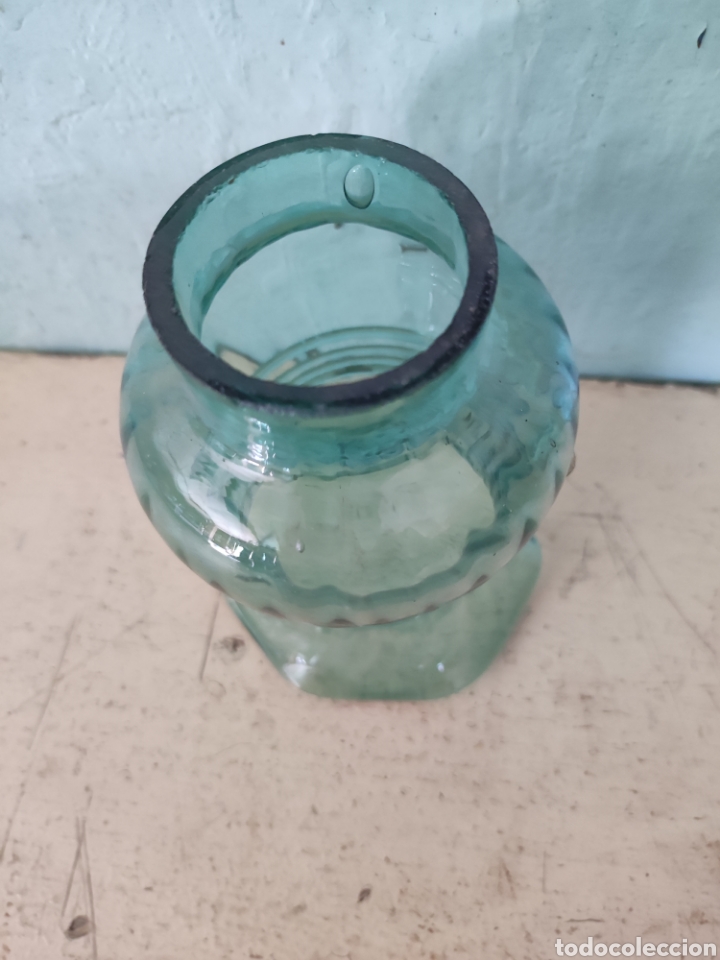 Antig&uuml;edades: Tulipa de cristal antigua - Foto 2