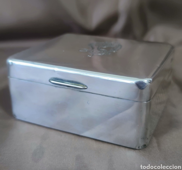 bonita caja pequeña de plata (con contrastes). - Compra venta en  todocoleccion