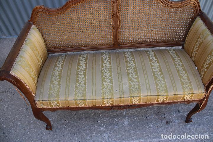 Antig&uuml;edades: antiguo sof&aacute; de rejilla - Foto 2