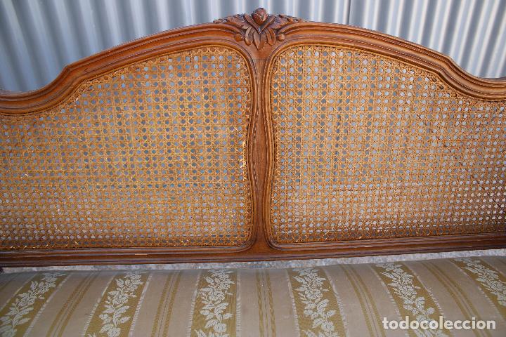 Antig&uuml;edades: antiguo sof&aacute; de rejilla - Foto 3