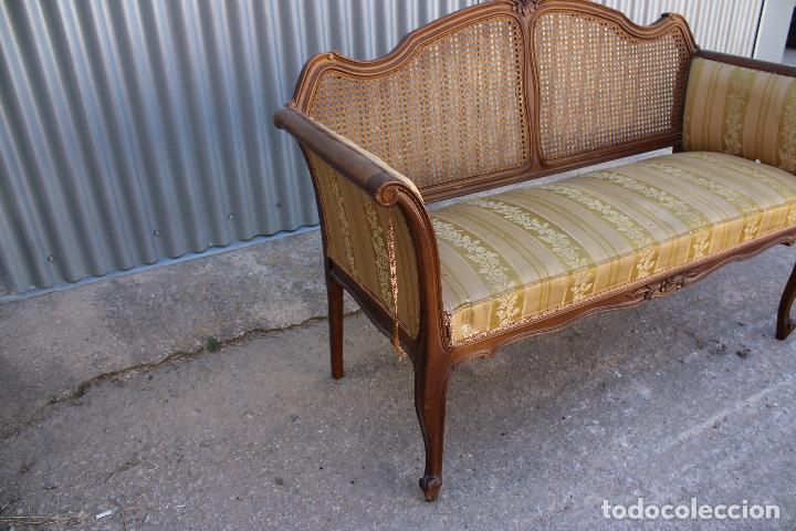Antig&uuml;edades: antiguo sof&aacute; de rejilla - Foto 6