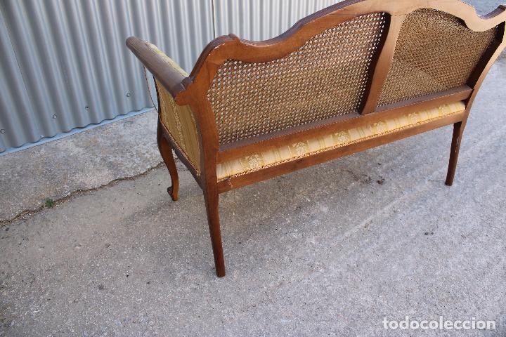 Antig&uuml;edades: antiguo sof&aacute; de rejilla - Foto 8