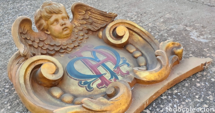 Antig&uuml;edades: Remate o copete Ave Mar&iacute;a - Foto 2