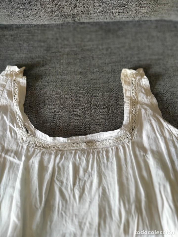 Antig&uuml;edades: Camis&oacute;n algod&oacute;n principios s. XX - Foto 5