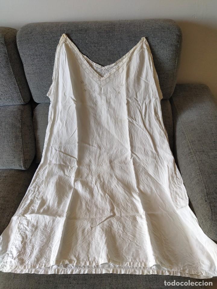 Antig&uuml;edades: Camis&oacute;n algod&oacute;n principios s. XX - Foto 1