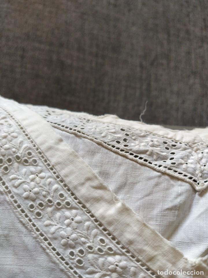 Antig&uuml;edades: Camis&oacute;n algod&oacute;n principios s. XX - Foto 2