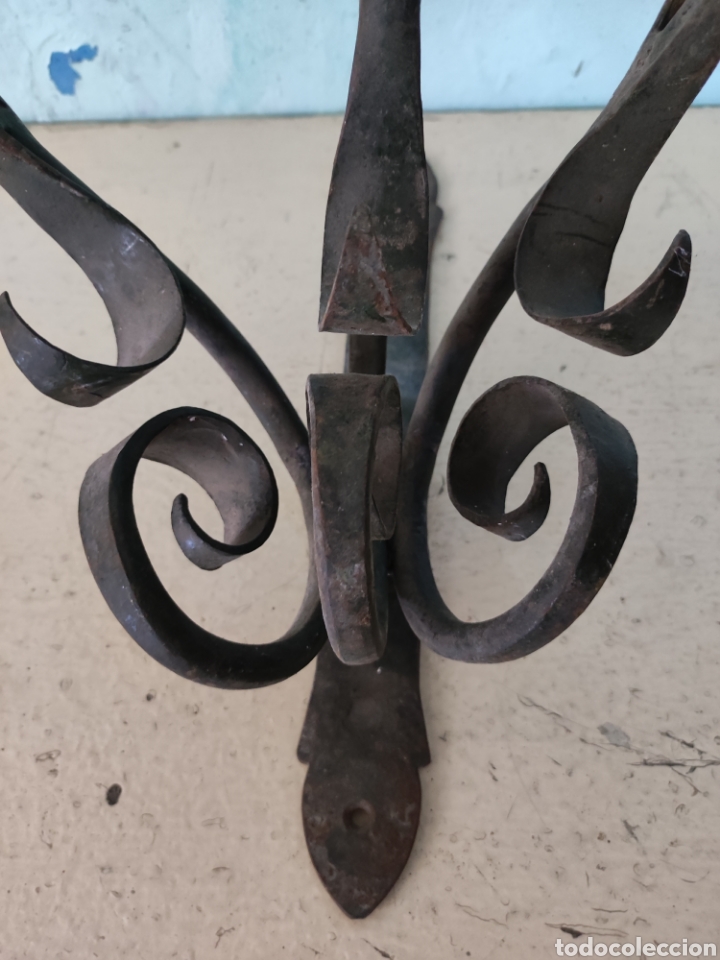 Antig&uuml;edades: Aplique de hierro - Foto 2