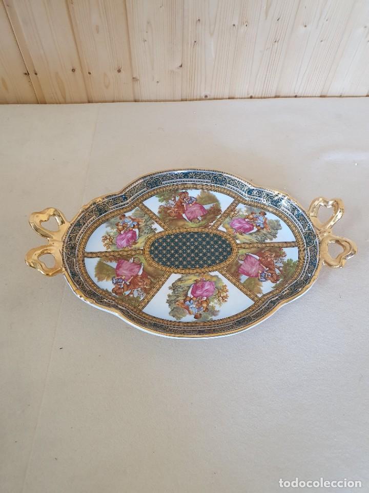 Antig&uuml;edades: BANDEJA PORCELANA RETIER - Foto 2