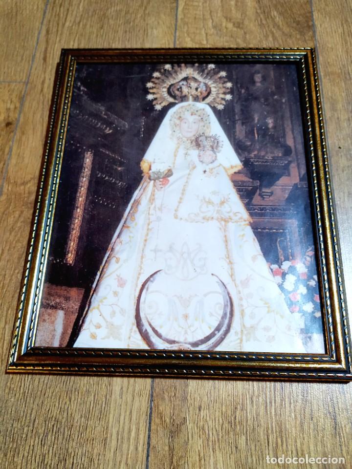 Antig&uuml;edades: MARCO CON L&Aacute;MINA VIRGEN DE LA ADRADA - Foto 1