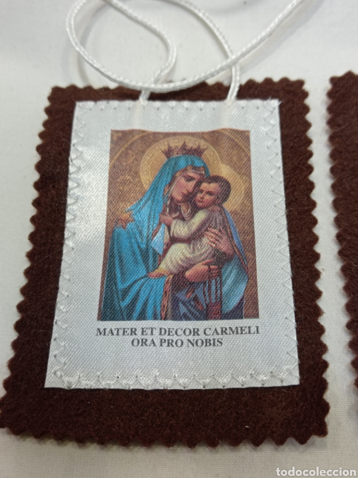 Antig&uuml;edades: ESCAPULARIO NUESTRA SE&Ntilde;ORA DEL CARMEN - Foto 2