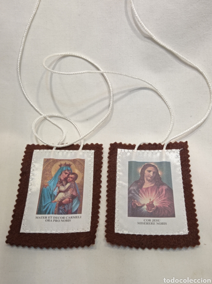 Antig&uuml;edades: ESCAPULARIO NUESTRA SE&Ntilde;ORA DEL CARMEN - Foto 1