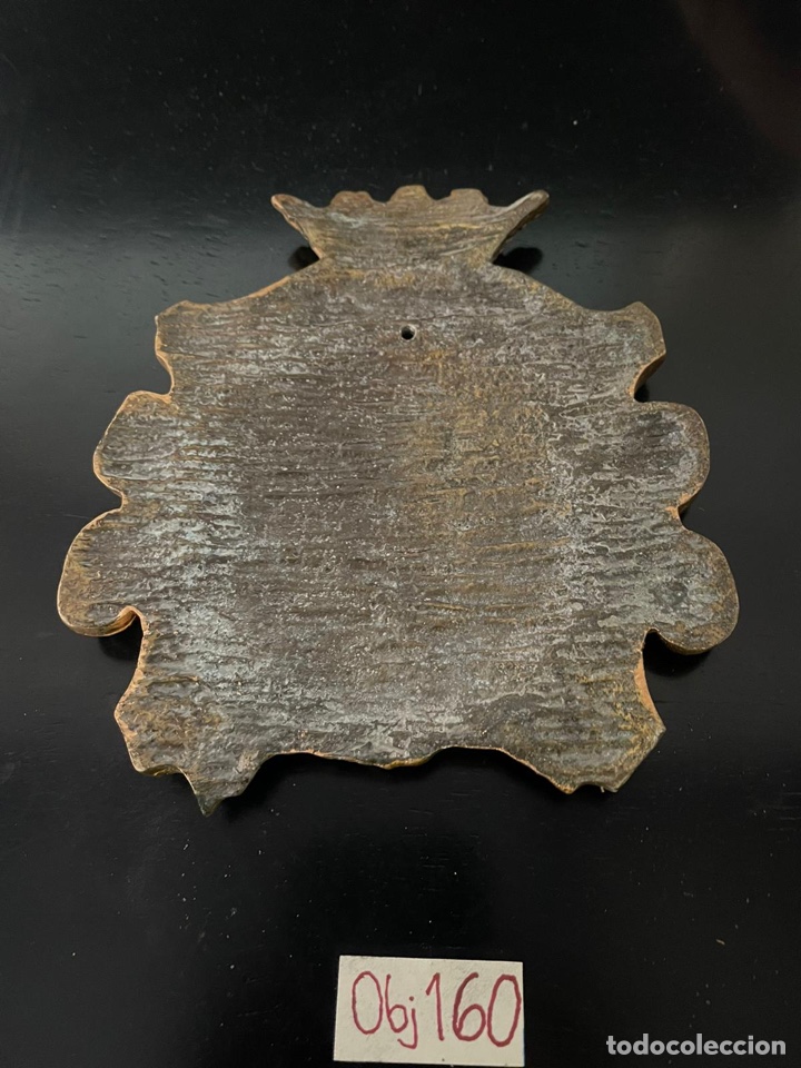 Antig&uuml;edades: Escudo antiguo de bronce - Foto 2