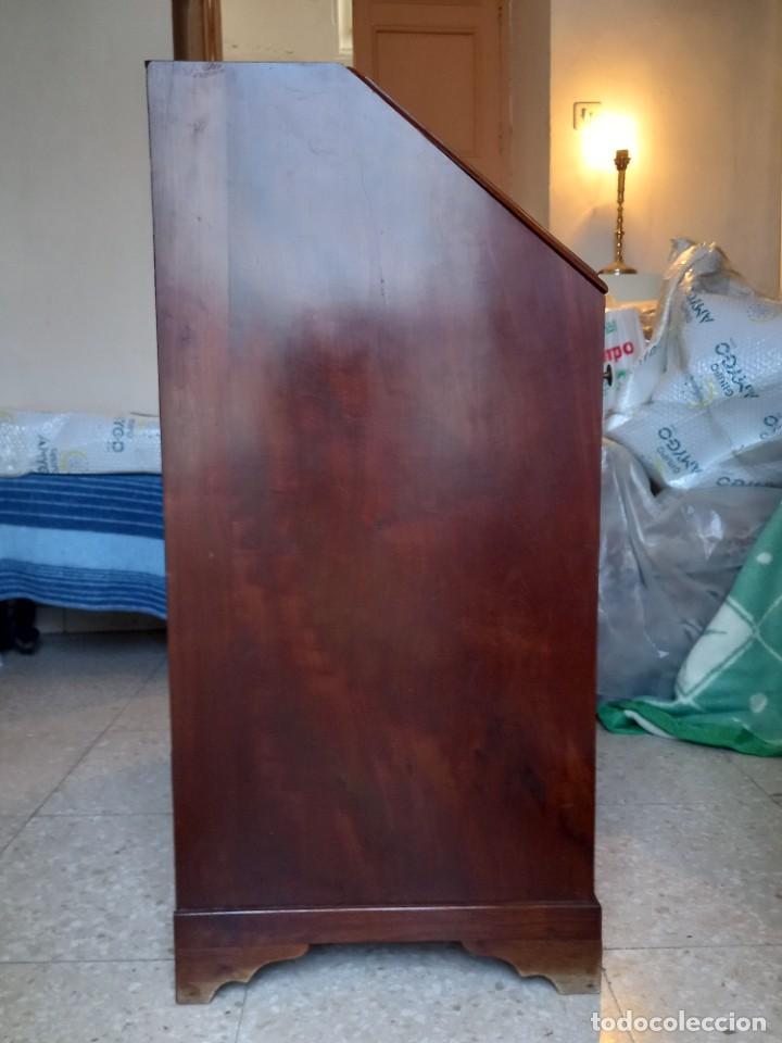 Antig&uuml;edades: Bur&oacute; escritorio antiguo de caoba - Foto 8