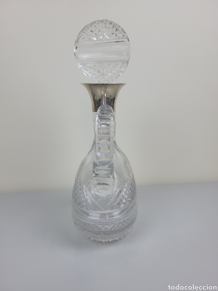 Antig&uuml;edades: Licorera de cristal Tallado y Plata - Foto 7