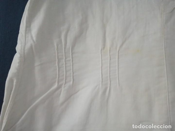Antig&uuml;edades: ANTIGUO CAMIS&Oacute;N DE ALGOD&Oacute;N CON PUNTILLA DE ENCAJE - Foto 5